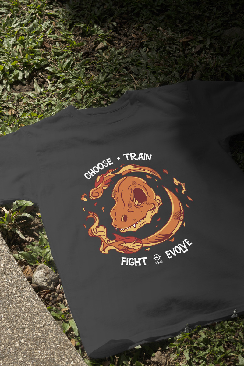 Remera: Charmander Skull Memoestampados - Imagen 4