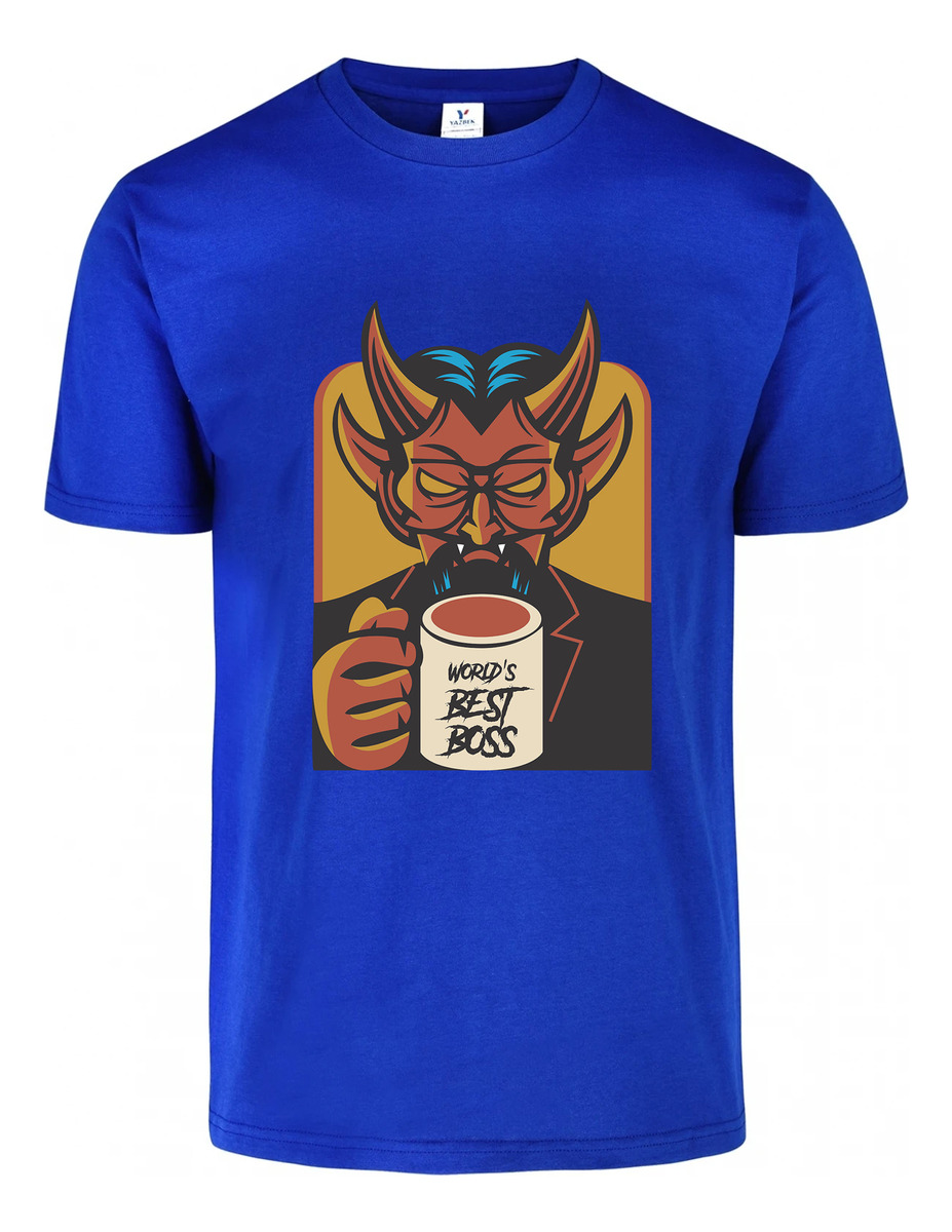 Remera: Worlds Best Boss Memoestampados - Imagen 5