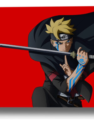 Cuadro Naruto Boruto 41 50x70 Mdf Memoestampados