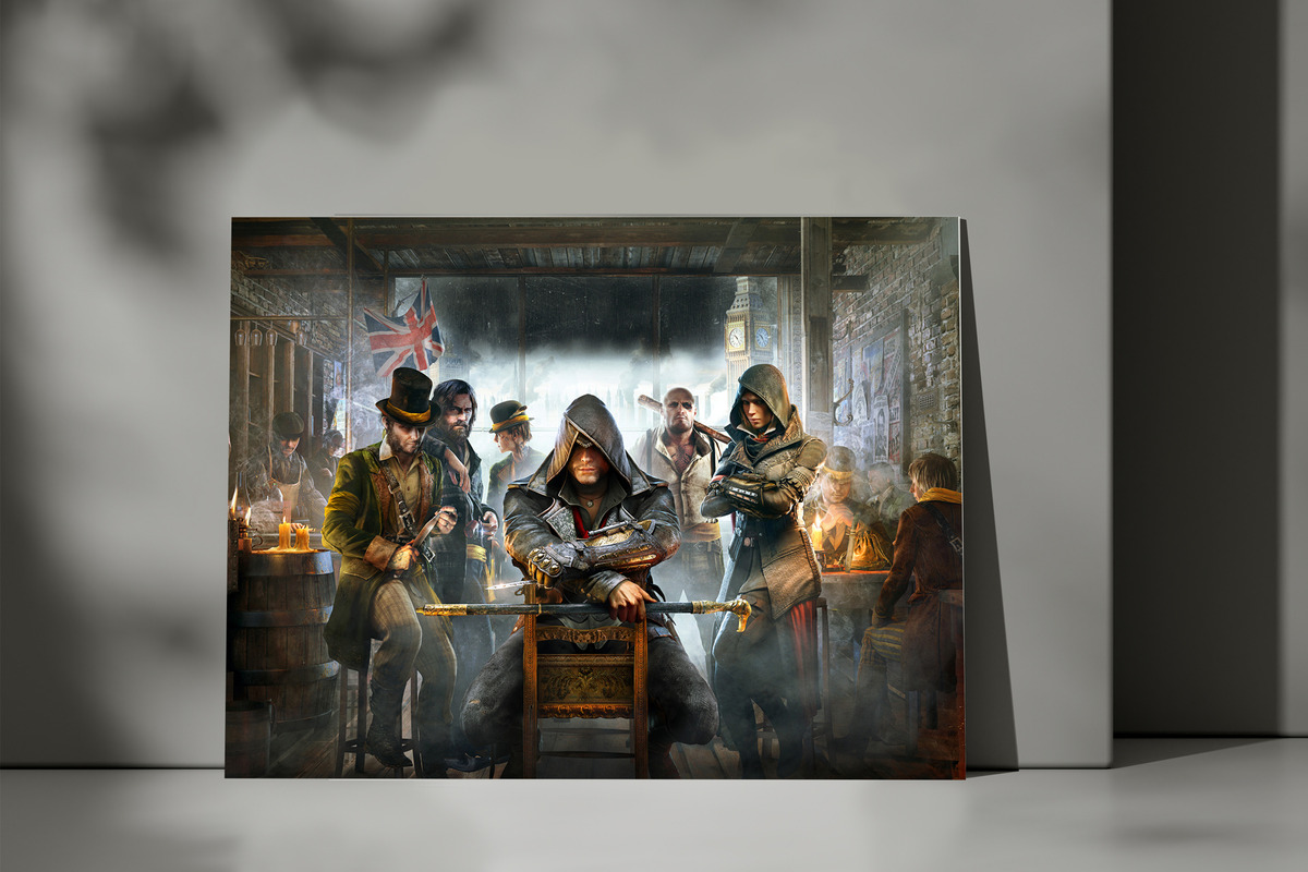 Cuadro 331 Assassin Creed Syndicat 40x53 Mdf Memoestampados - Imagen 3