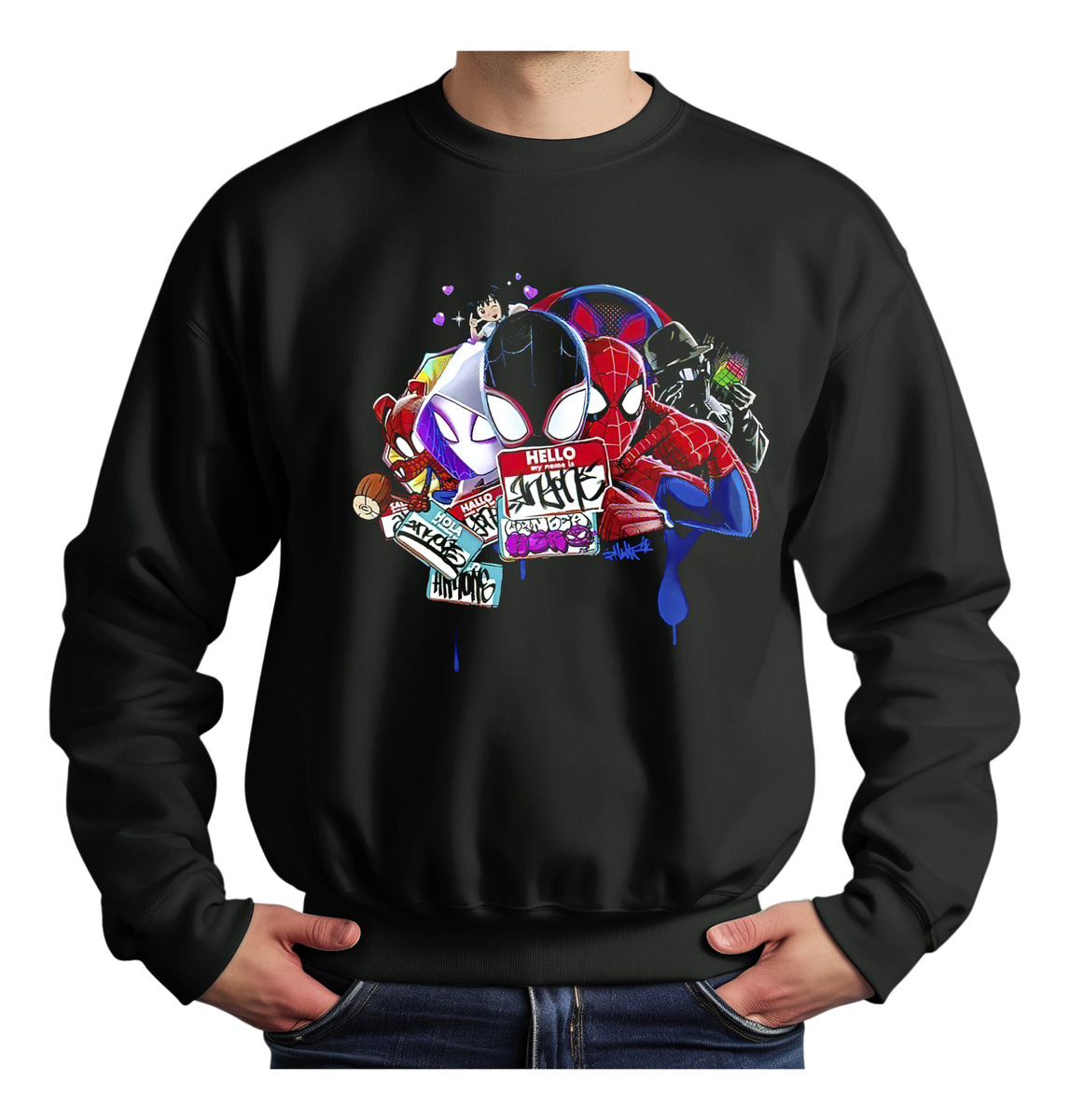 Buzo Spiderman Hello Memoestampados - Imagen 5