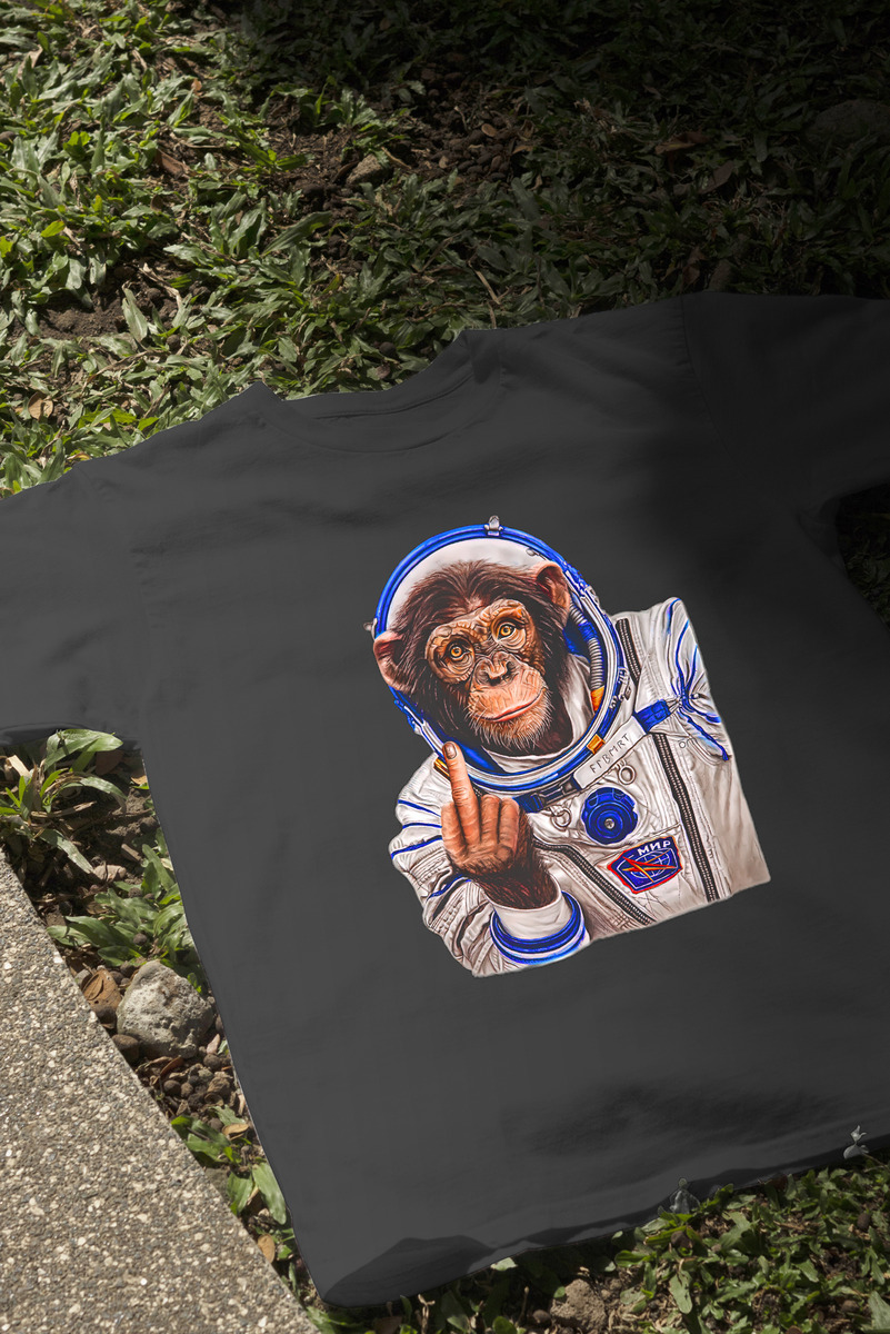 Remera: Mensaje A La Humanidad Mono Memoestampados - Imagen 3