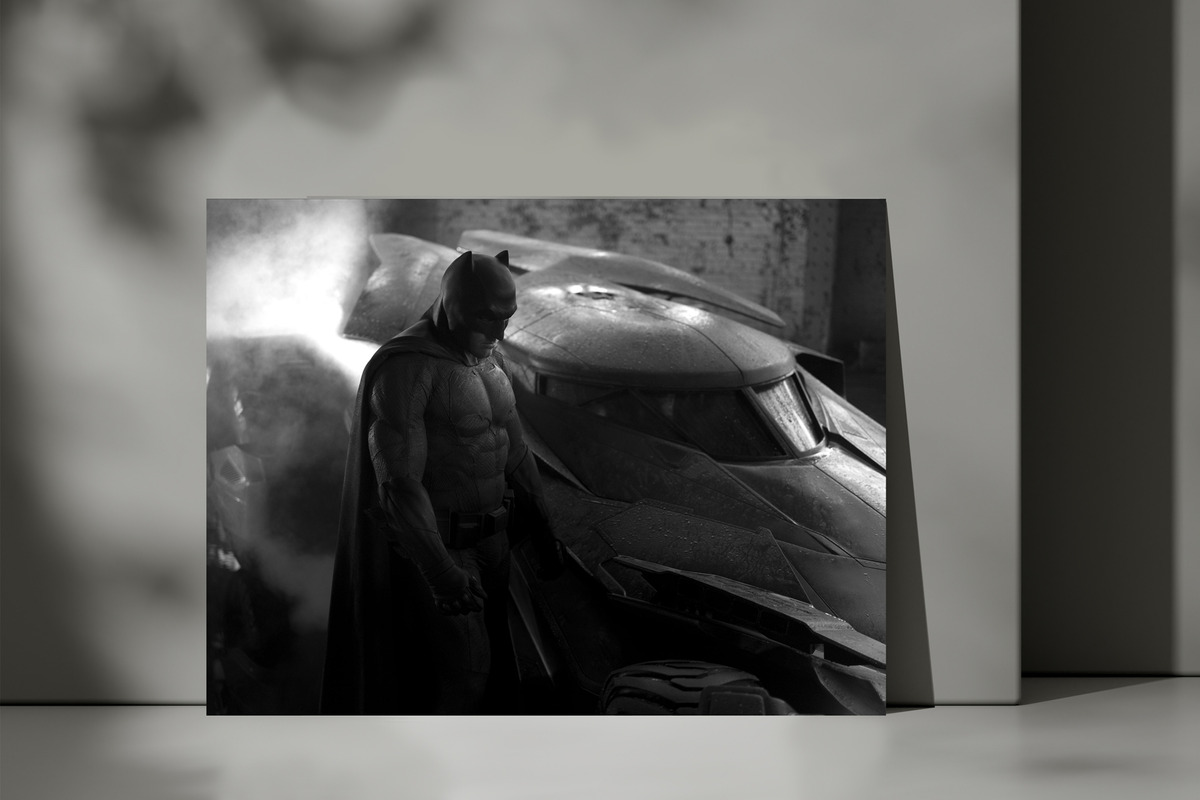 Cuadro Batman Batimovil 338 70x100 Mdf Memoestampados - Imagen 3