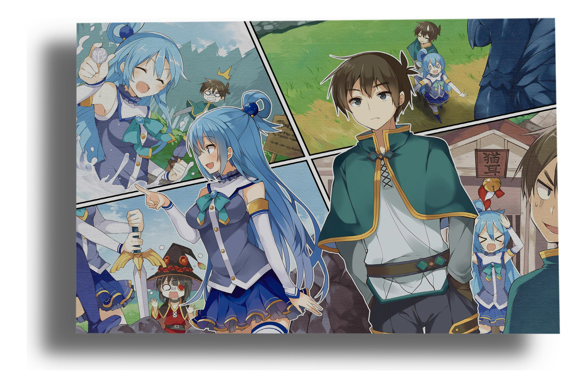 Cuadro Aqua Kazuma Satou 165 70x100 Mdf Memoestampados