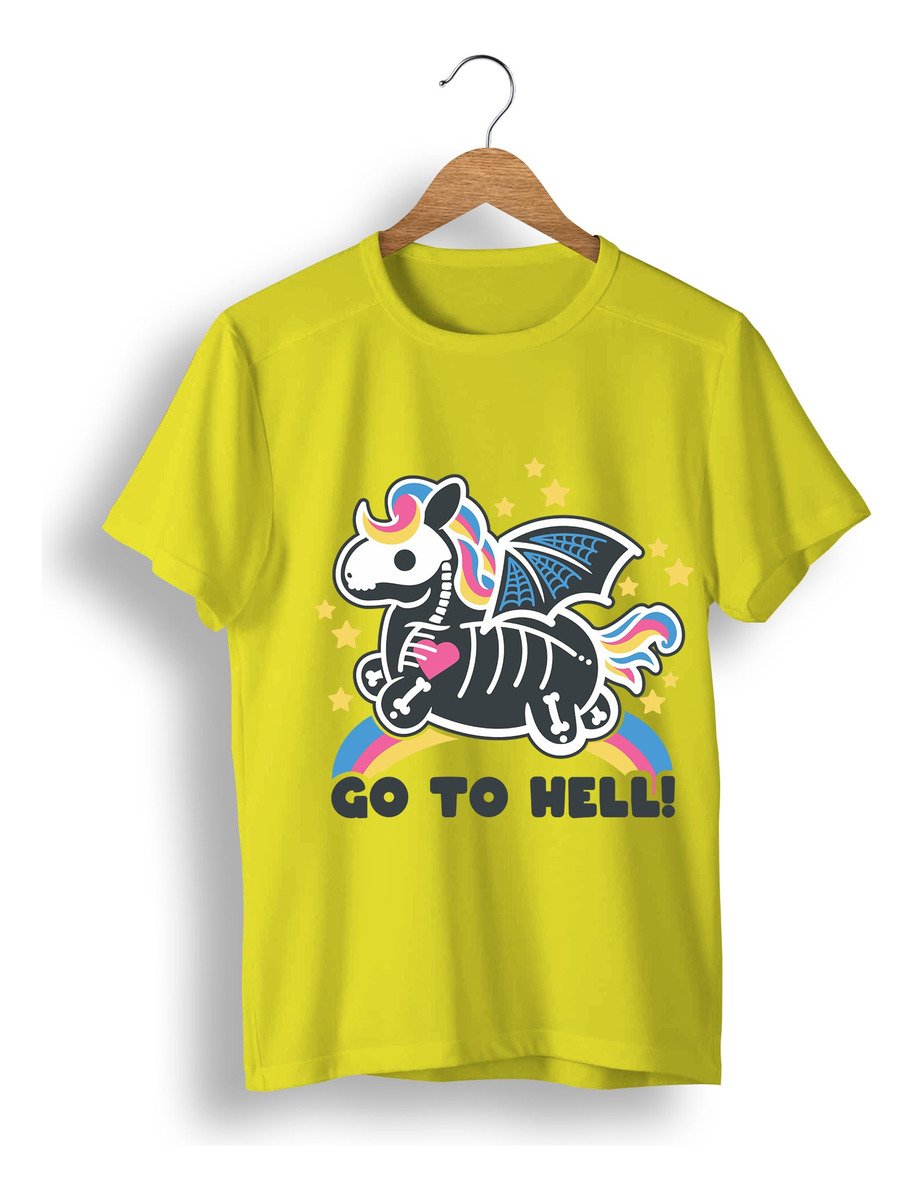 Remera: Go To Hell Kawai Memoestampados - Imagen 16
