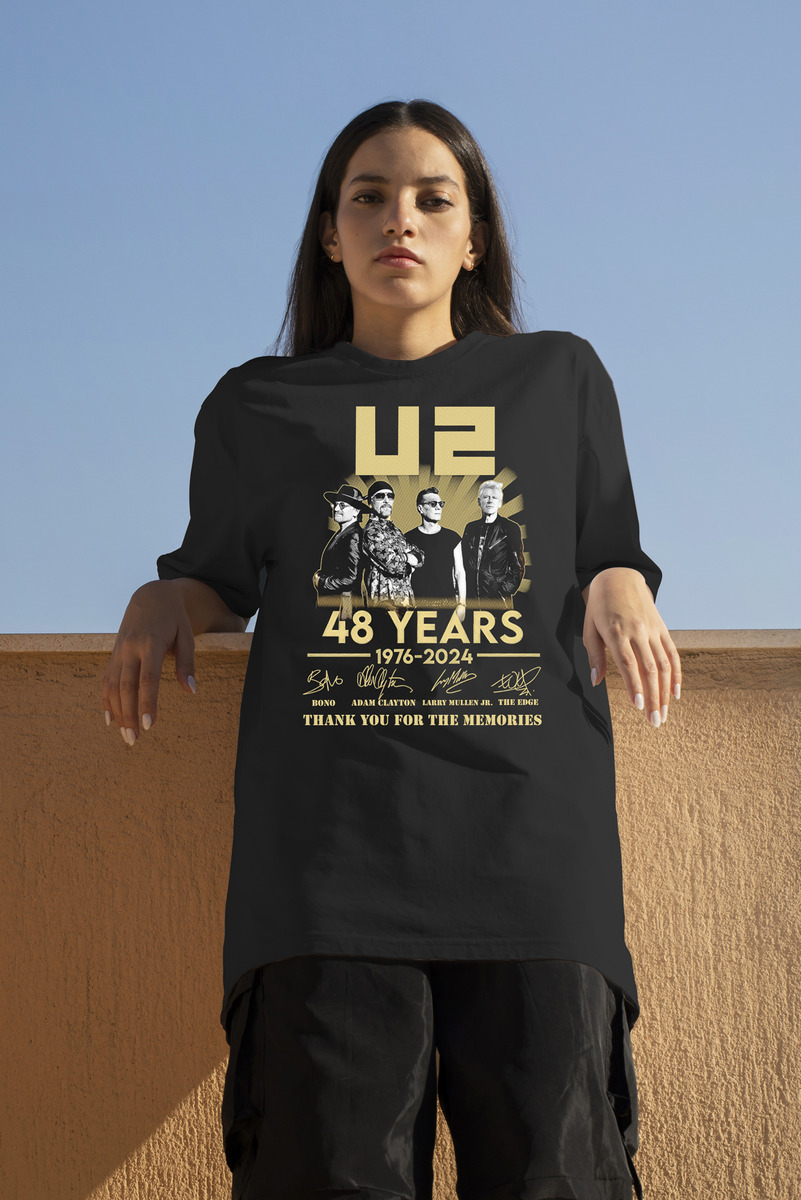 Remera: U2 48 Years Memoestampados - Imagen 3