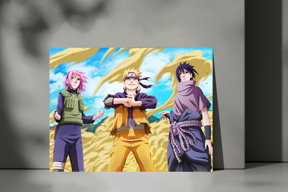 Cuadro Naruto 476 70x100 Mdf Memoestampados - Imagen 3