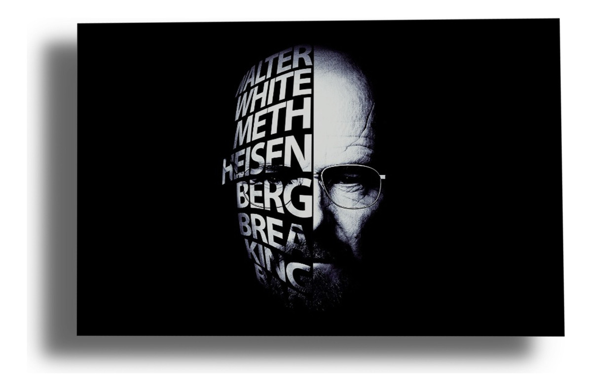 Cuadro Breaking Bad 545 70x100 Mdf Memoestampados