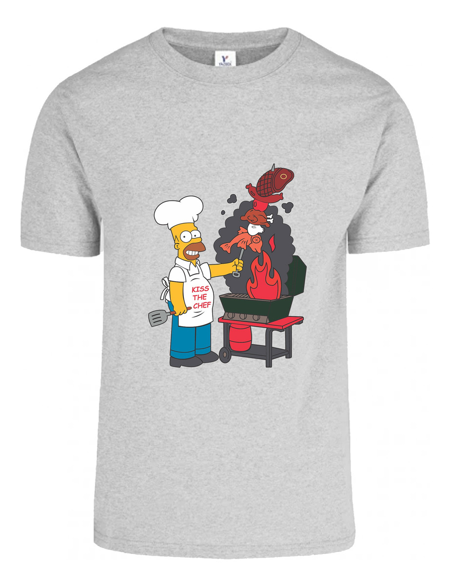 Remera: Kiss The Chef Homero Memoestampados - Imagen 22