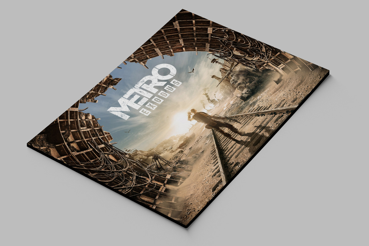 Cuadro Metro Exodus 392 70x100 Mdf Memoestampados - Imagen 2