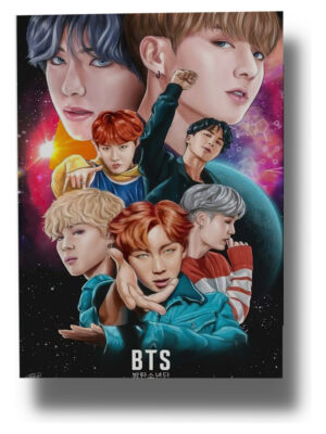 Cuadro Bts 619 70x100 Mdf Memoestampados