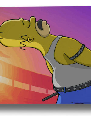 Cuadro Homero Freddie 488 70x100 Mdf Memoestampados