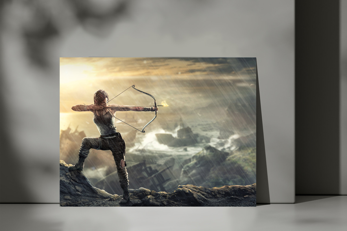 Cuadro 321 Tomb Raider 70x100 Mdf Memoestampados - Imagen 3