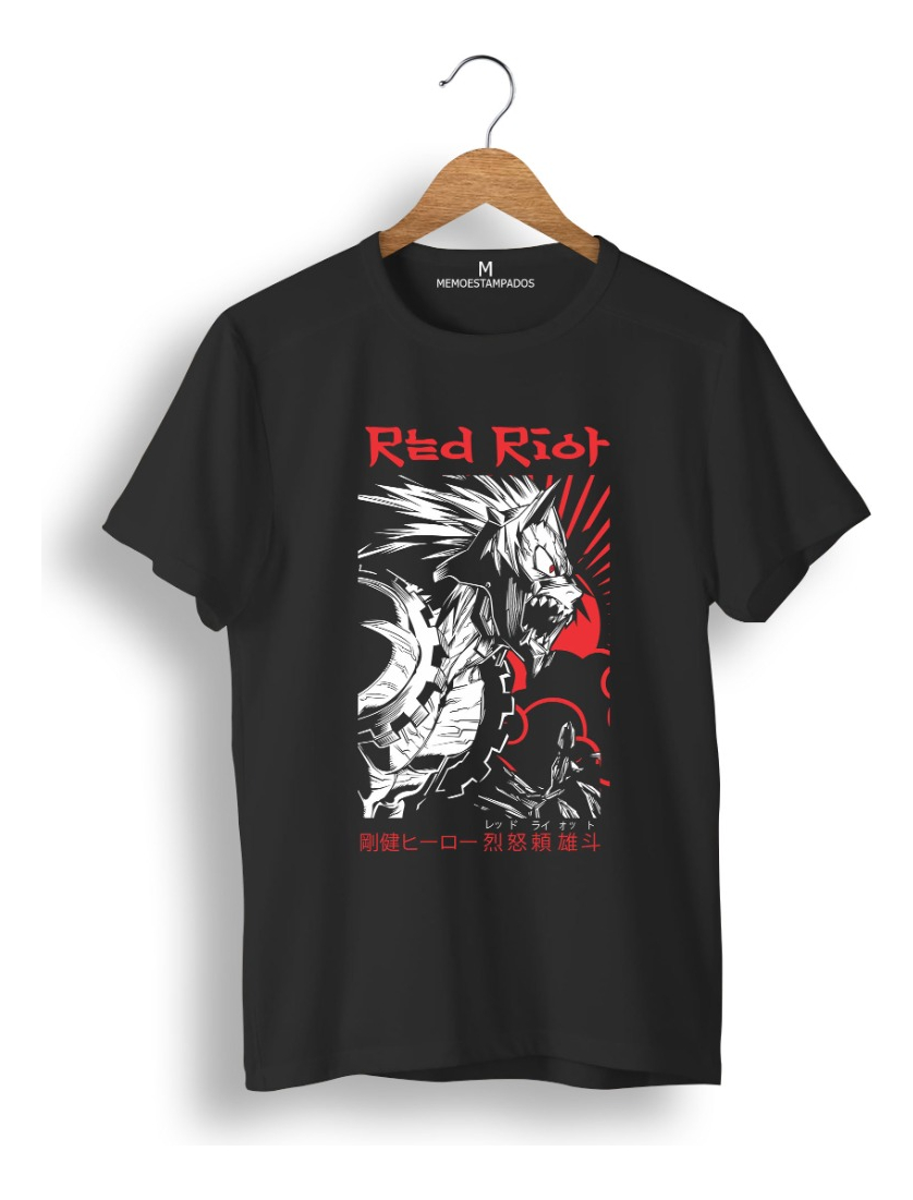 Remera: Red Riot Anime Memoestampados - Imagen 4