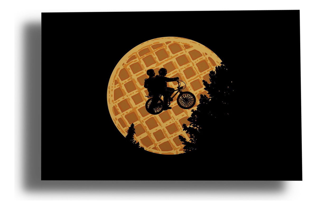 Cuadro Stranger Things 552 50x70 Mdf Memoestampados