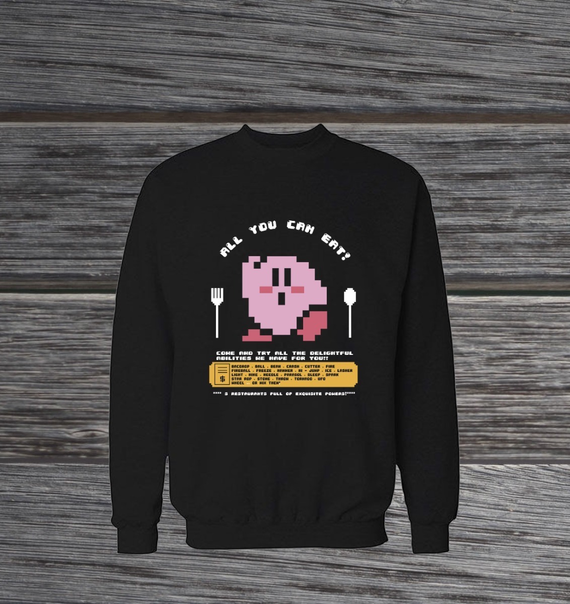 Buzo: Kirby Pixel Memoestampados - Imagen 4