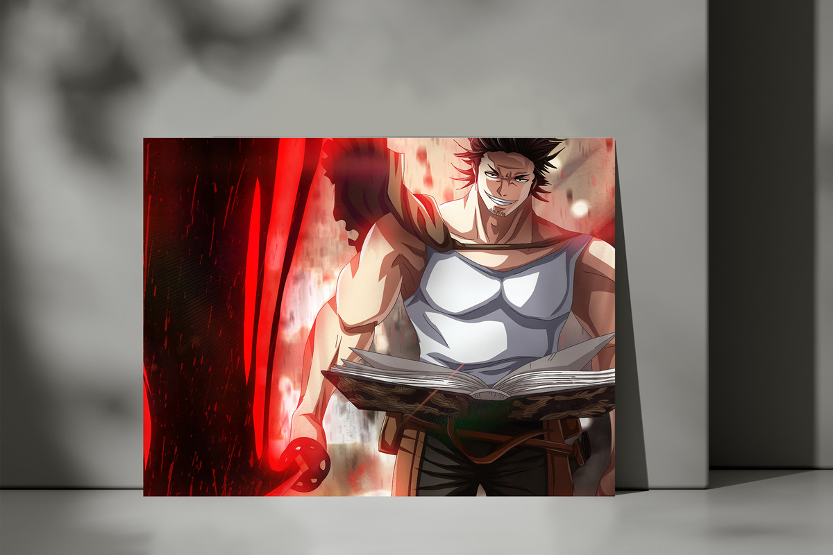 Cuadro Black Clover 560 70x100 Mdf Memoestampados - Imagen 3