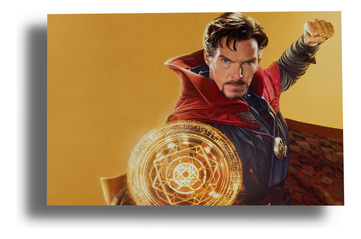 Cuadro Doctor Strange Avengers 91 30x40 Mdf Memoestampados