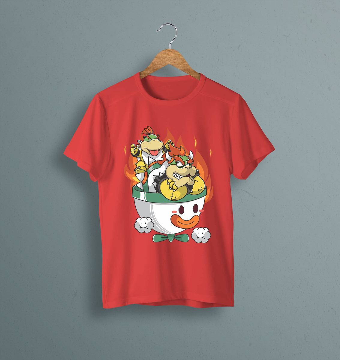 Remera: Bowser _ Bowser Jr 01 Memoestampados - Imagen 6