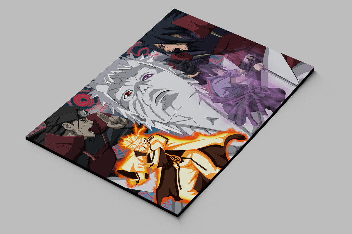 Cuadro Naruto 478 70x100 Mdf Memoestampados - Imagen 2