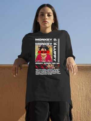 Remera: Monkey D Luffy Gomu Gomu Memoestampados