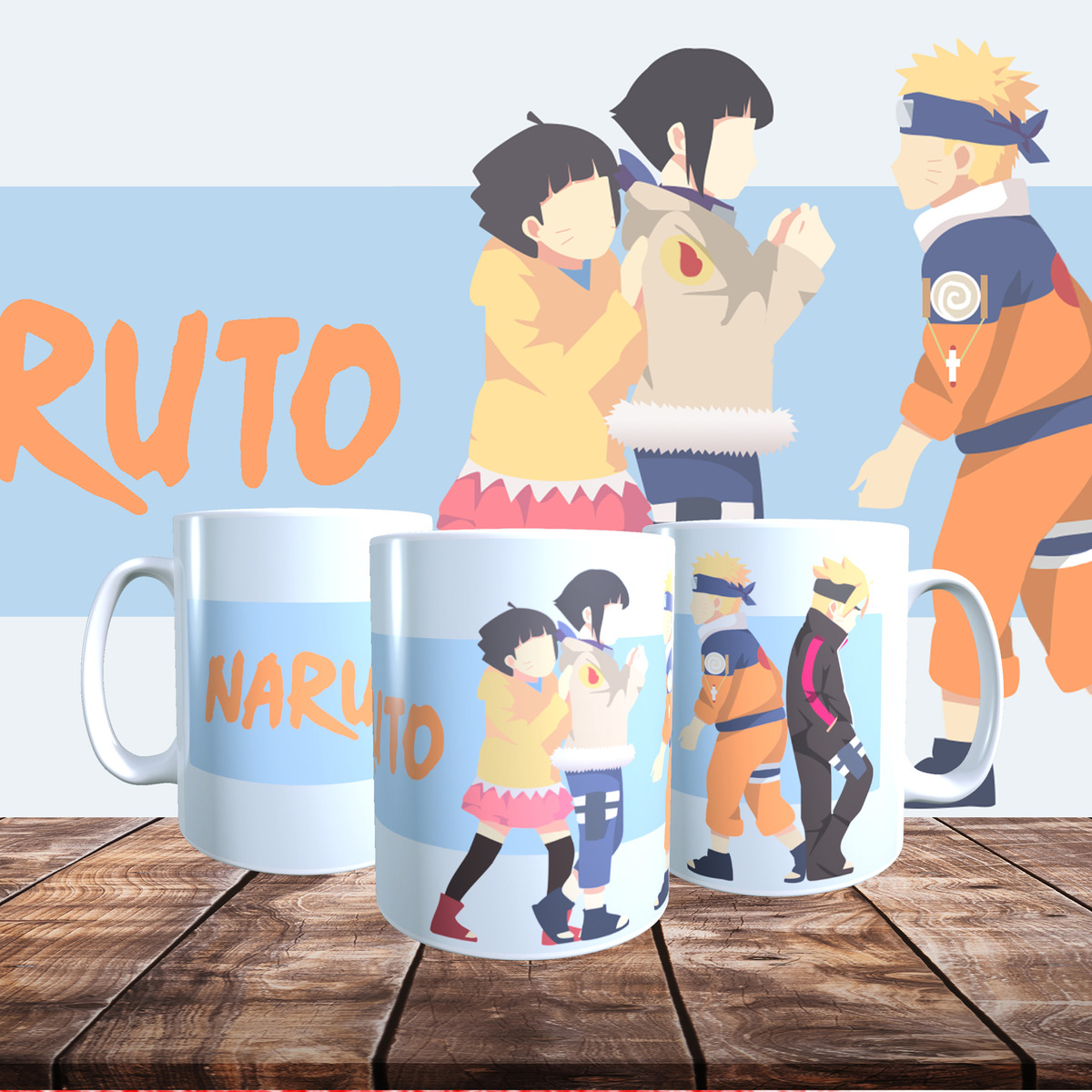 Taza Personalizada Diseño Naruto Anime Serie T435 - Imagen 5