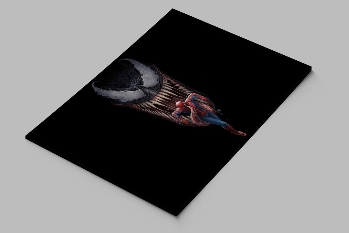 Cuadro 198 Hombre Araña 70x100 Mdf Memoestampados - Imagen 2