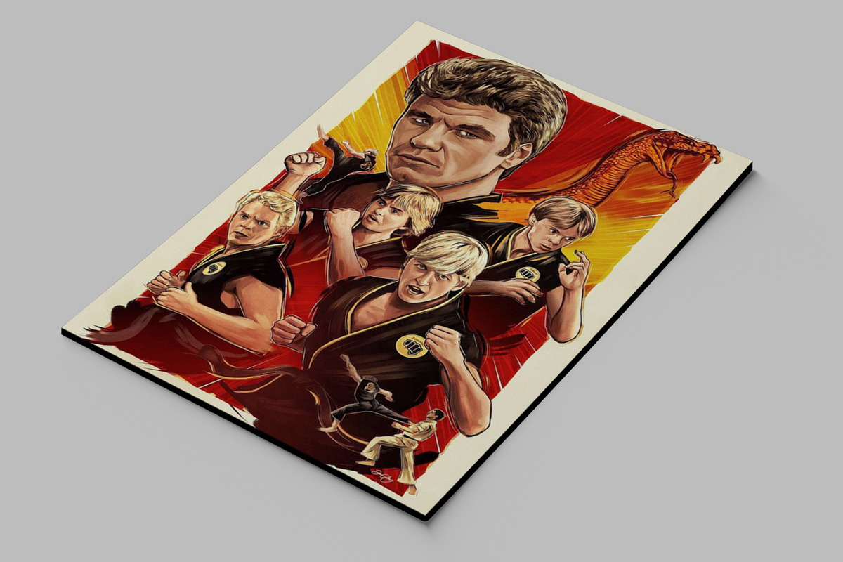 Cuadro Cobra Kai 520 70x100 Mdf Memoestampados - Imagen 2