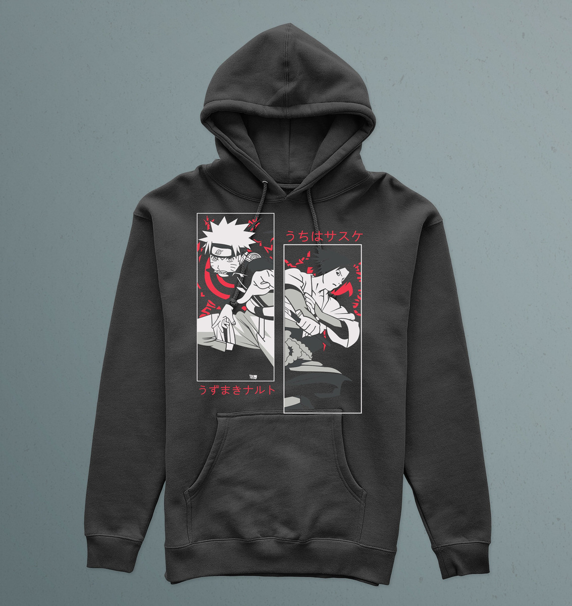 Canguro Naruto Y Uchiha Anime Memoestampados - Imagen 6