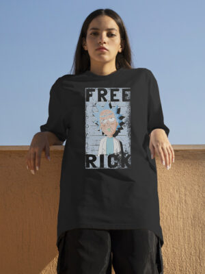 Remera: Free Rick Memoestampados