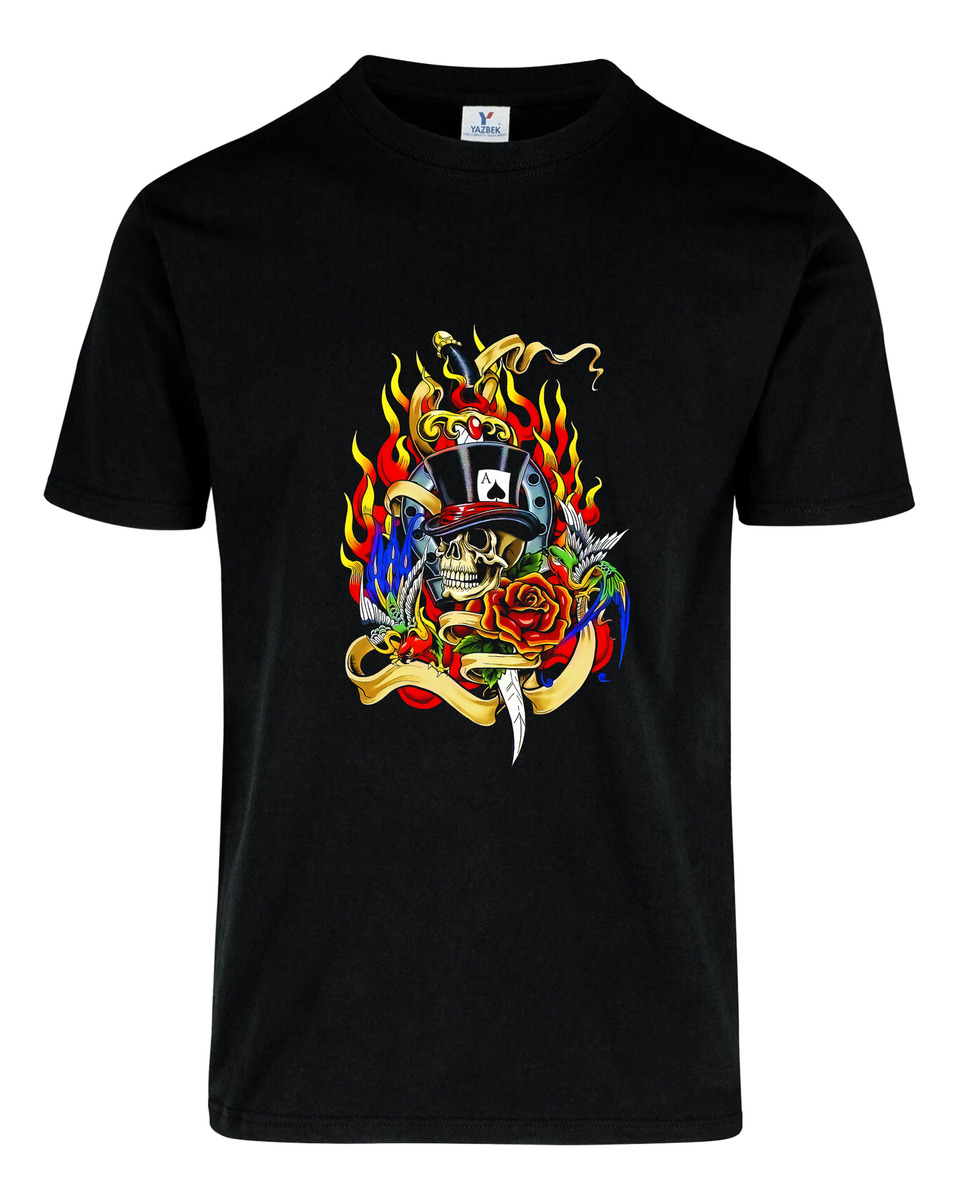 Remera: Calavera Poker Memoestampados - Imagen 2