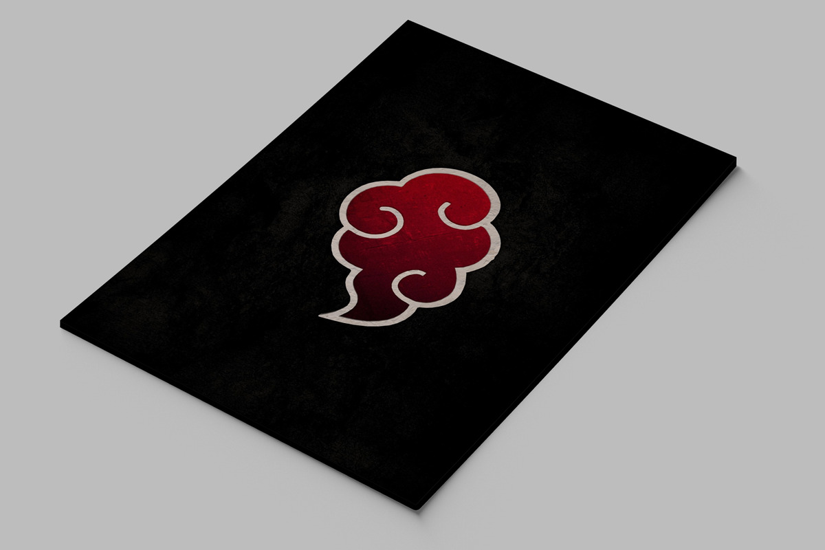 Cuadro Naruto, Akatsuki 30x40 Mdf Memoestampados - Imagen 2