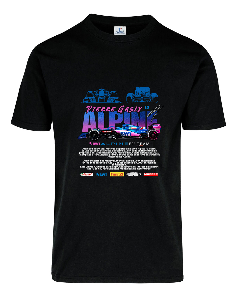 Remera: F1 Alpine Memoestampados - Imagen 2