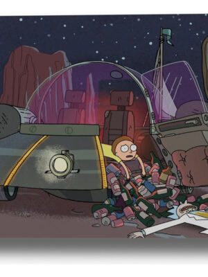 Cuadro 231 Rick Y Morty 30x40 Mdf Memoestampados
