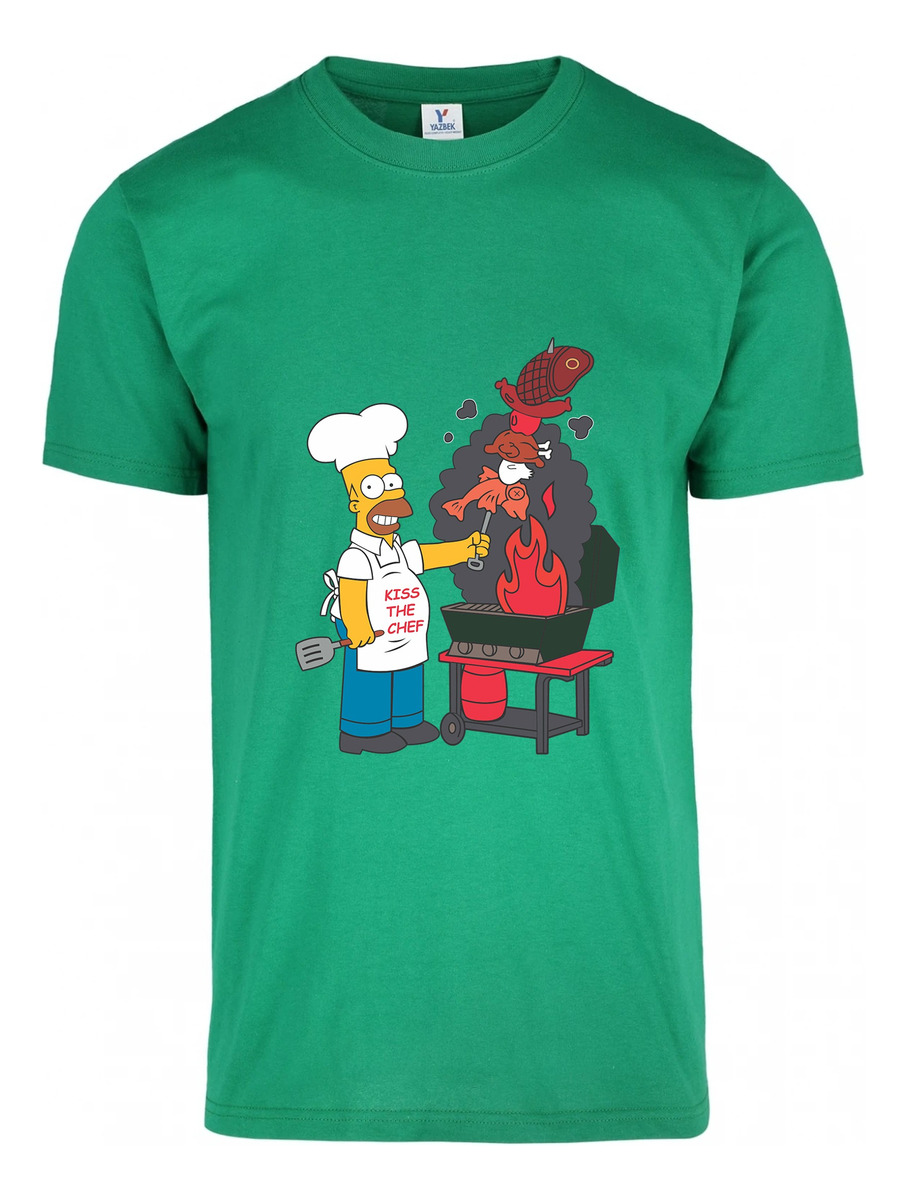 Remera: Kiss The Chef Homero Memoestampados - Imagen 14