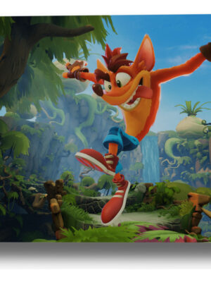 Cuadro Crash Bandicoot 152 40x53 Mdf Memoestampados