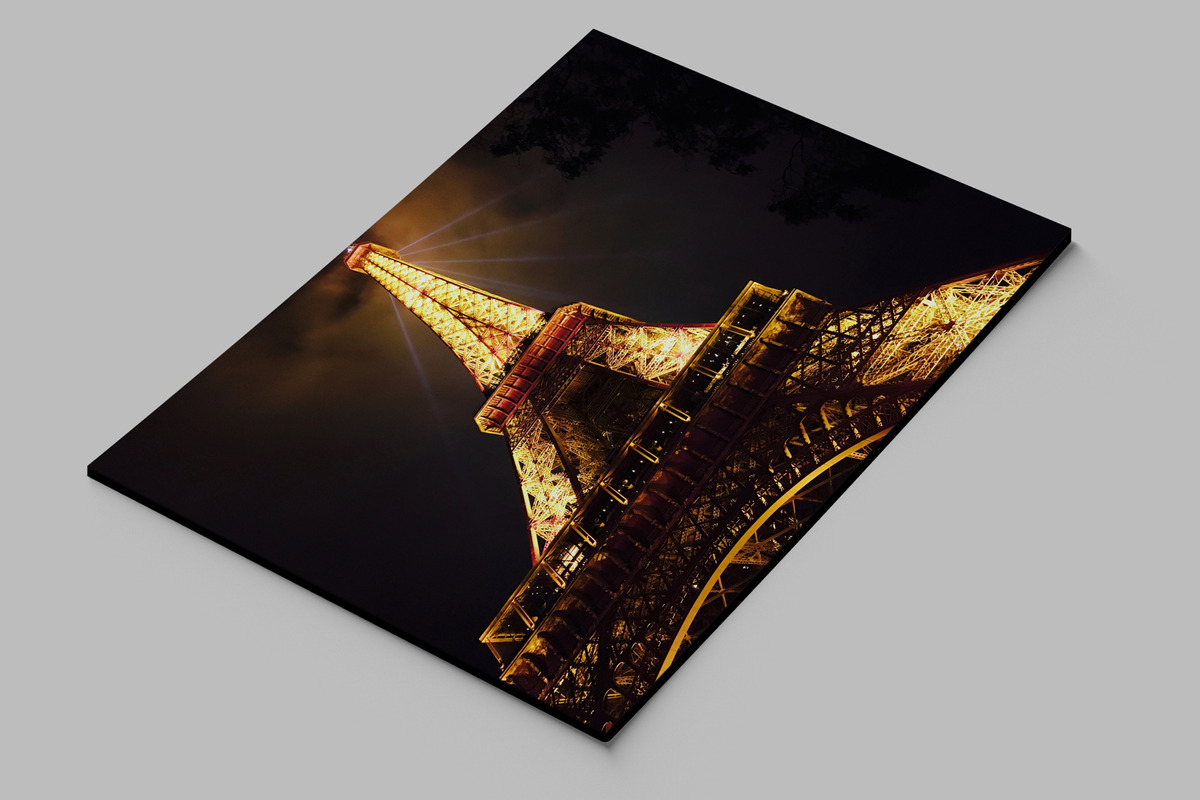 Cuadro Paris Torre Eiffel 40x53 Mdf Memoestampados - Imagen 2