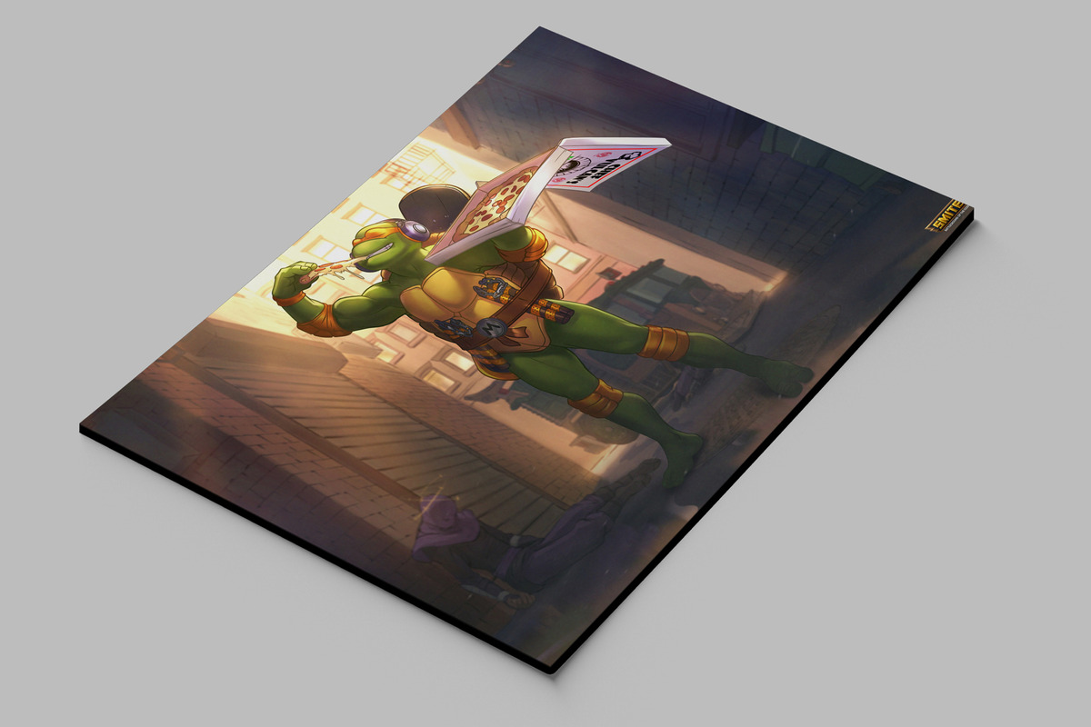 Cuadro 201 Tmnt 40x53 Mdf Memoestampados - Imagen 2
