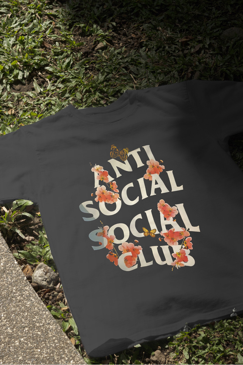 Remera: Antisocial Naranja Memoestampados - Imagen 3