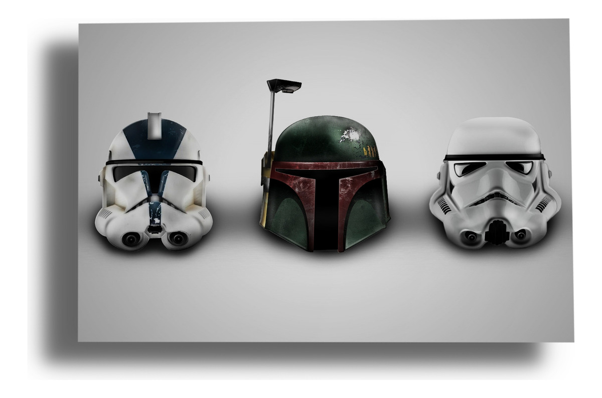 Cuadro Star Wars 406 70x100 Mdf Memoestampados