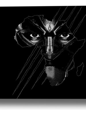 Cuadro Pantera Negra Marvel 348 50x70 Mdf Memoestampados