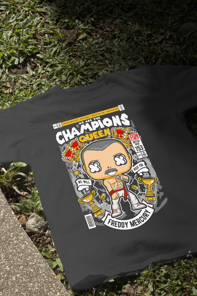 Remera: Champions Queen Memoestampados - Imagen 3
