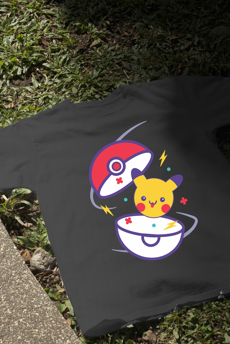 Remera: Pikachu Kawaii Memoestampados - Imagen 4