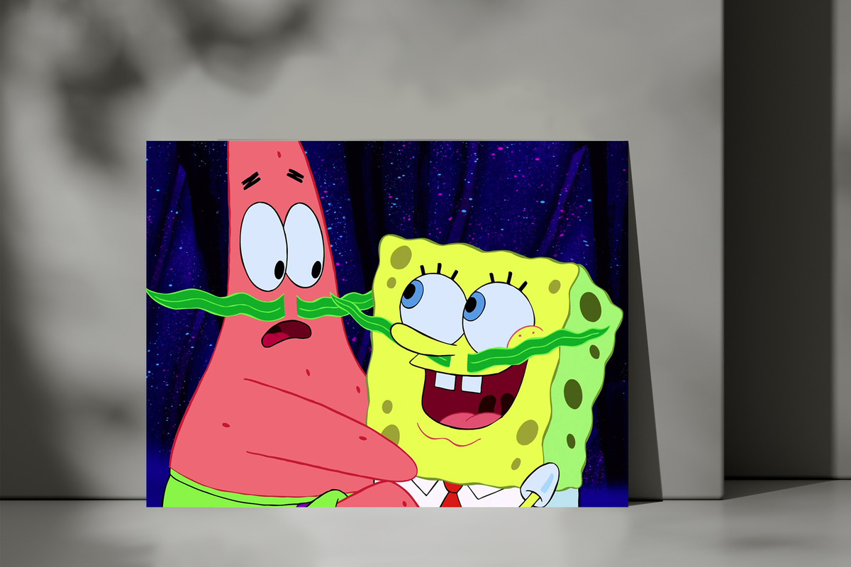 Cuadro Bob Esponja 579 70x100 Mdf Memoestampados - Imagen 3