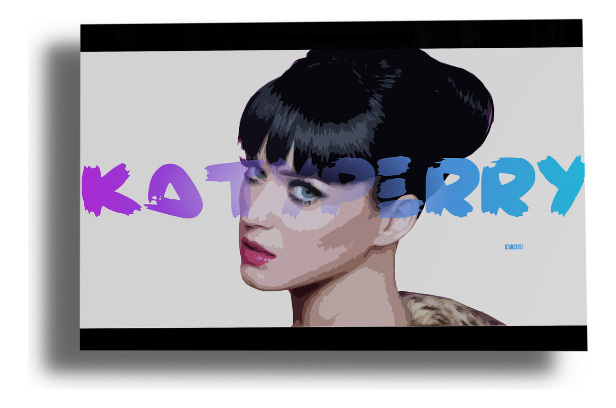 Cuadro 324 Katy Perry 40x53 Mdf Memoestampados