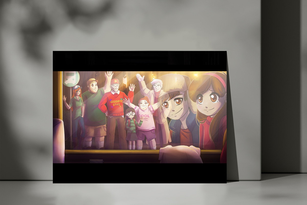 Cuadro Gravity Falls 438 40x53 Mdf Memoestampados - Imagen 3
