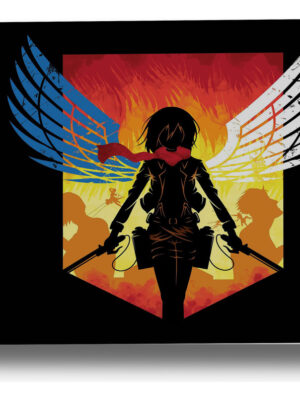 Cuadro Shingeki No Kyojin 494 30x40 Mdf Memoestampados
