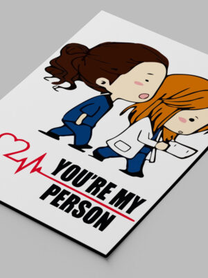 Cuadro Greys Anatomy 498 40x53 Mdf Memoestampados