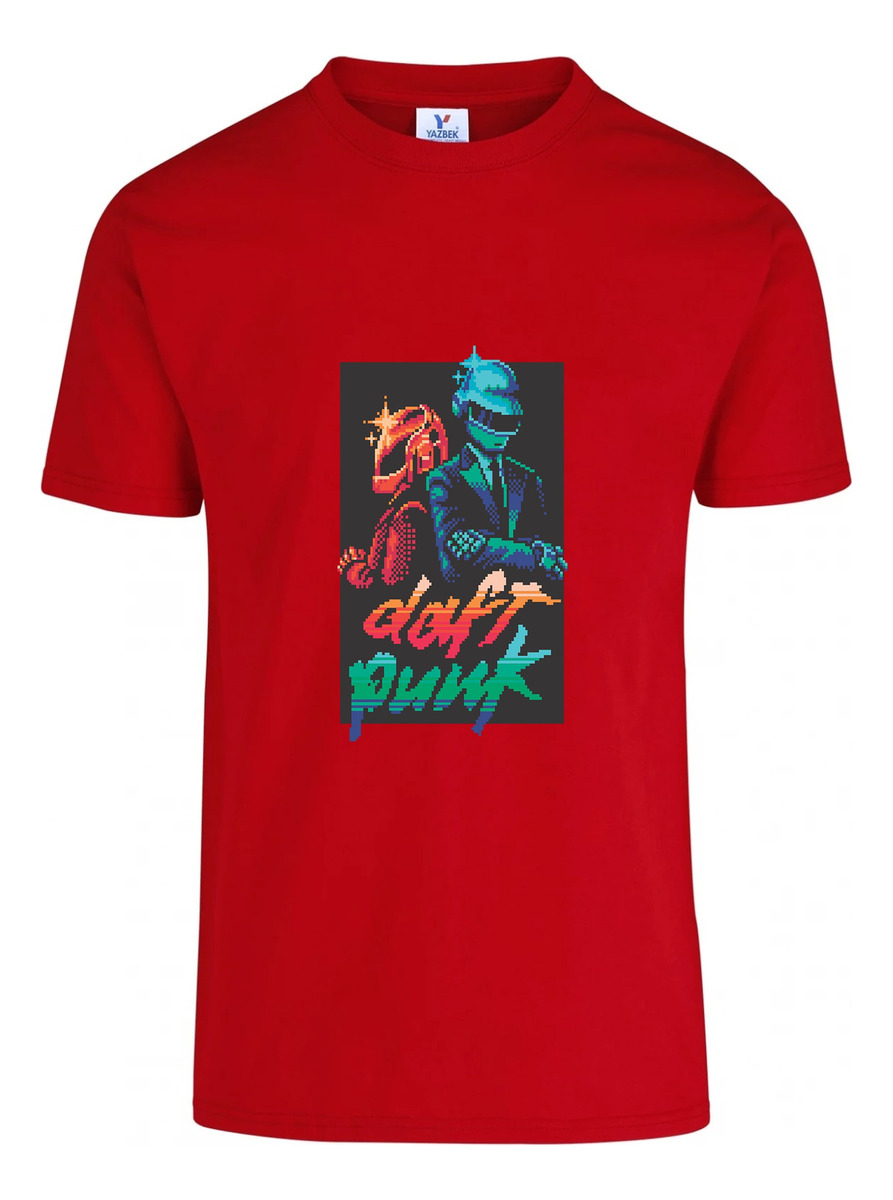 Remera: Daft Punk Pixel Art Memoestampados - Imagen 12