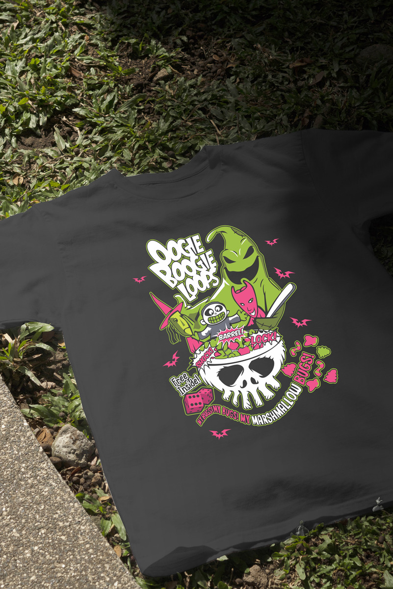 Remera: Oogie Boogie Loops Hallowen Memoestampados - Imagen 3